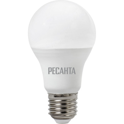 Лампа светодиодная РЕСАНТА LL-R-A60-13W-230-4K-E27